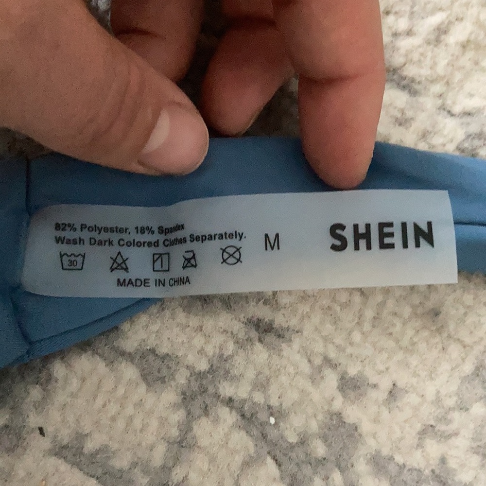 NWT Blue Ruffle Bikini - Picture 5 of 14